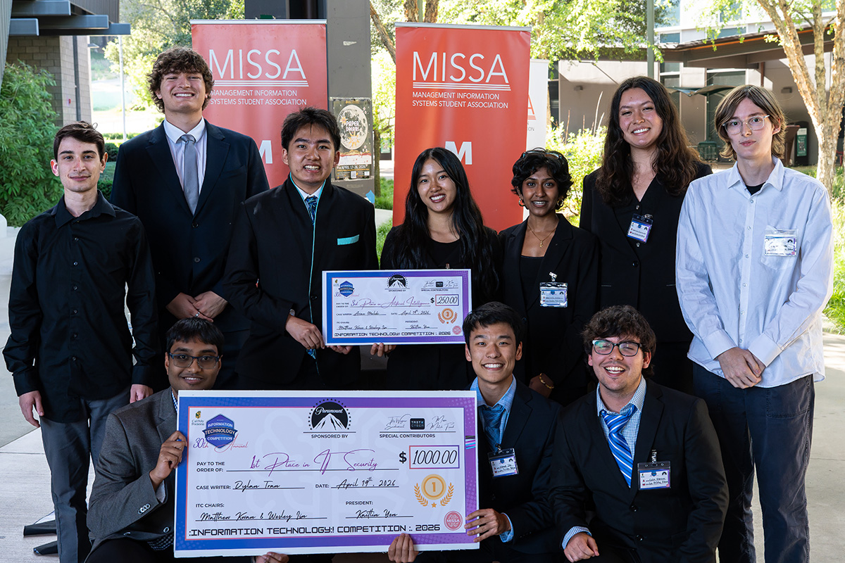 Cyber@UCI teams at the 2026 Information Technology Competition at Cal Poly Pomona